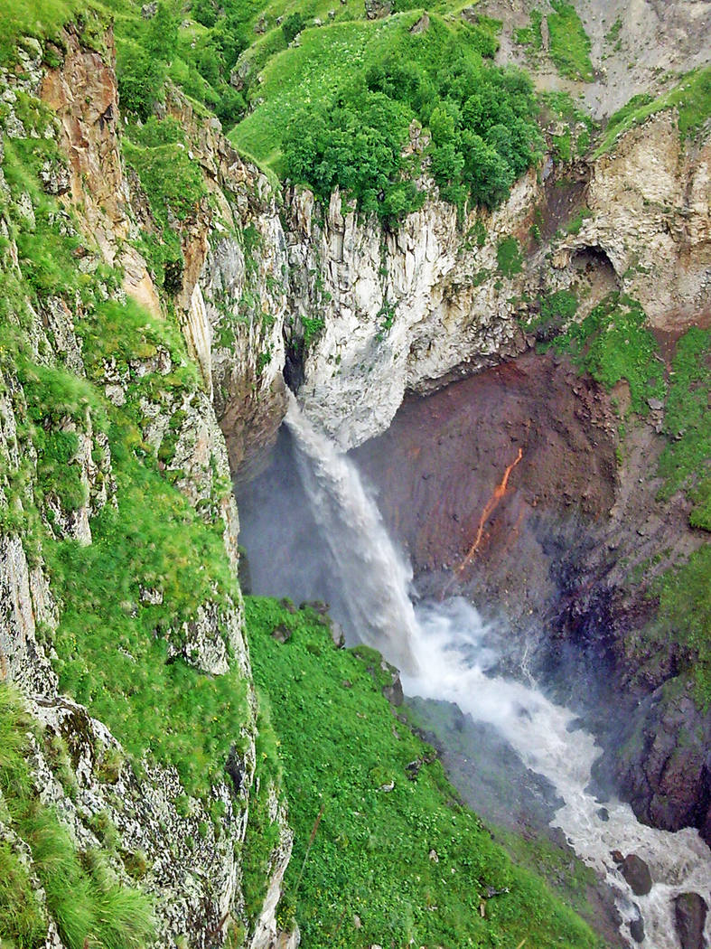 Водопад Кызыл-Су - Туризм КБР